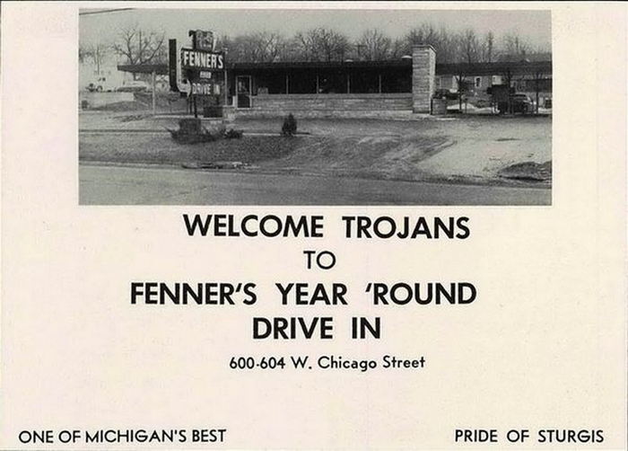Fenners Drive-In - Sturgis High School Yearbook 1960